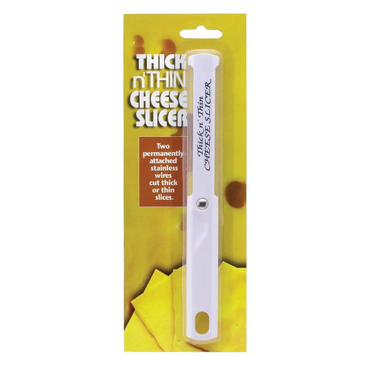 Thick N Thin Wire 8.63-inch Cheese Slicer (White) 23001 -