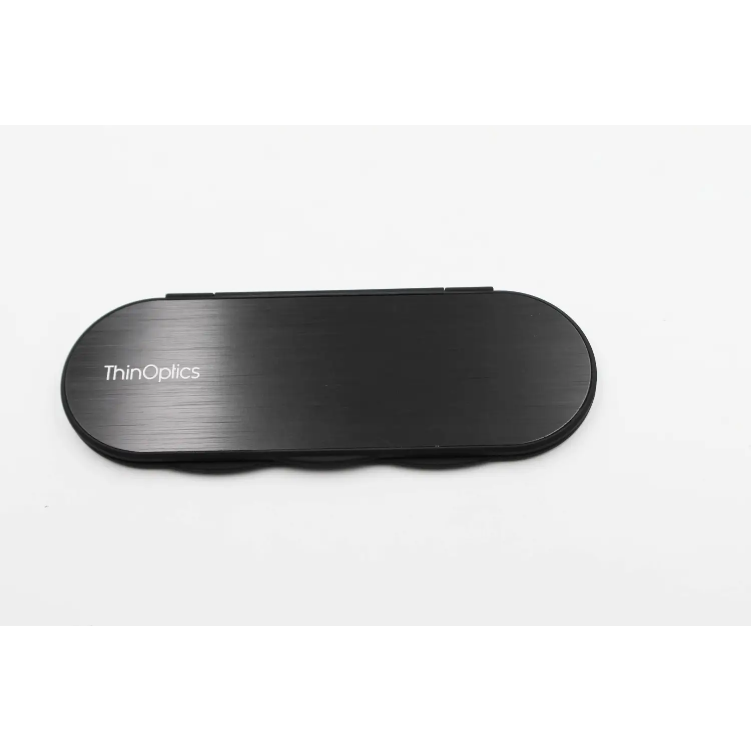 ThinOptics +1.00 Black Brooklyn Reading Glasses Milano Case