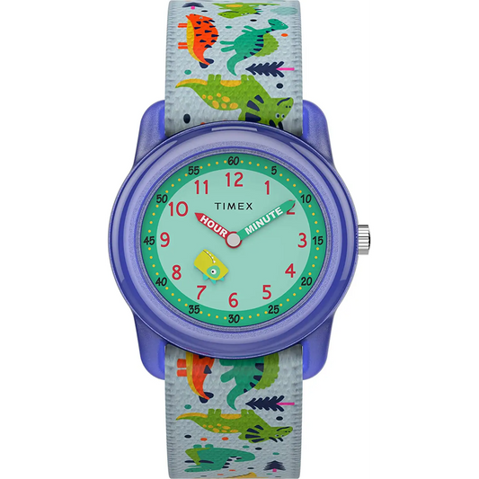 Timex Kids’ Time Machines Quartz Grey Plastic/Fabric