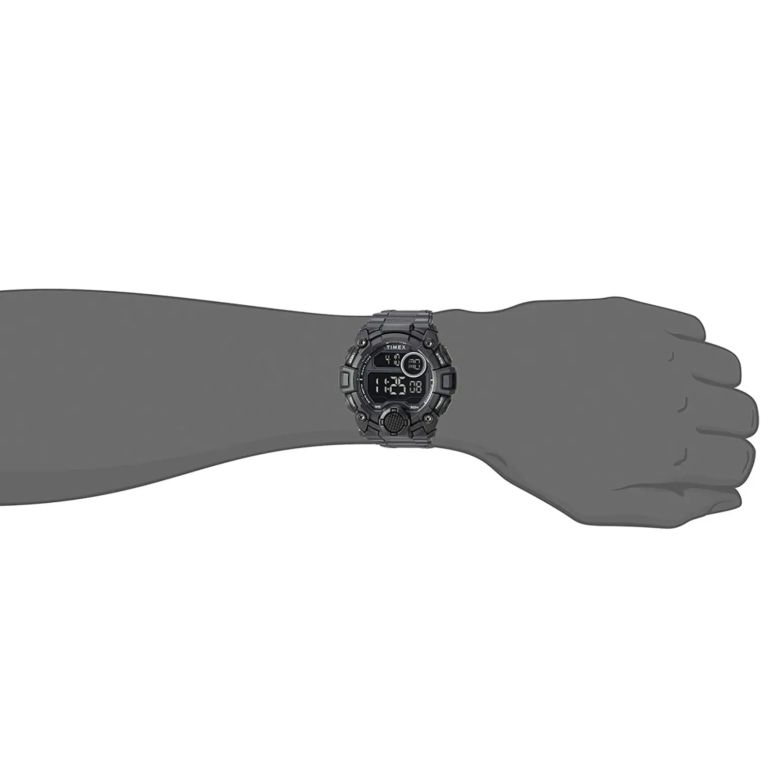 Timex Men’s A-Game DGTL Quartz Chronograph Black Resin Watch