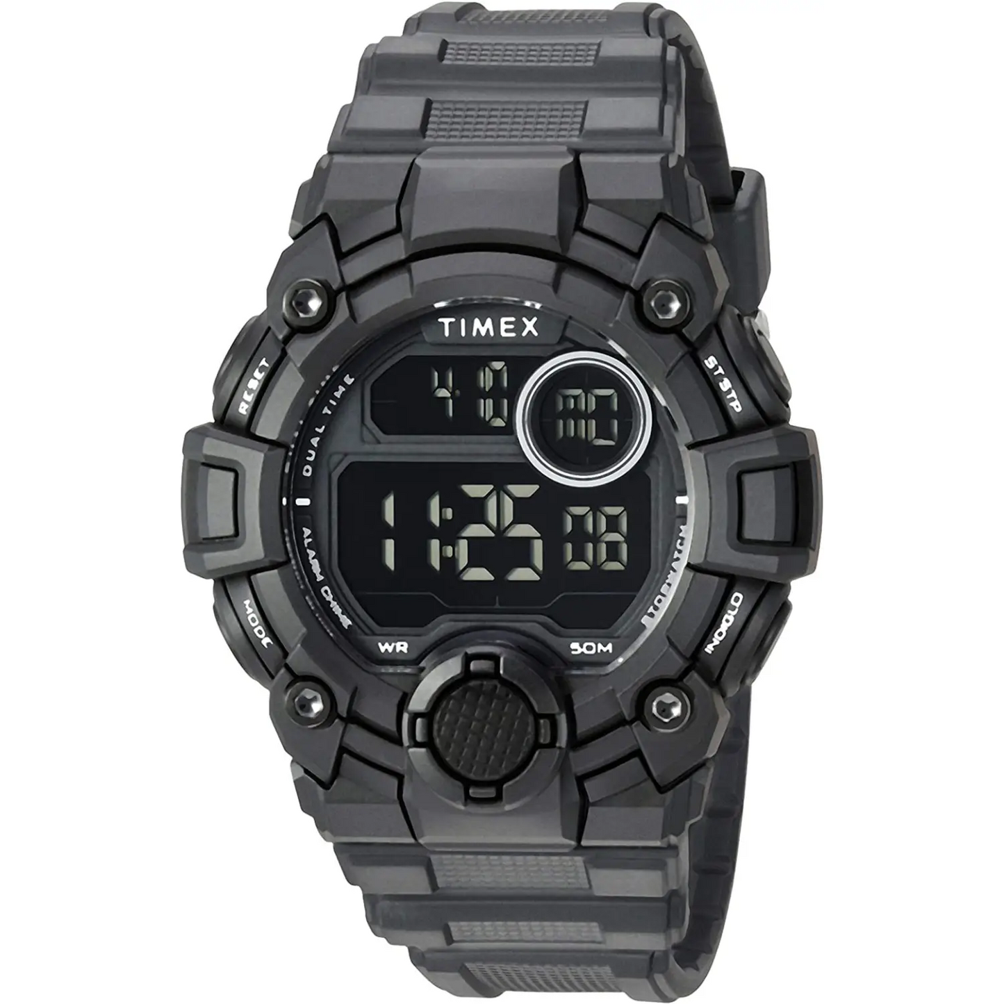 Timex Men’s A-Game DGTL Quartz Chronograph Black Resin Watch