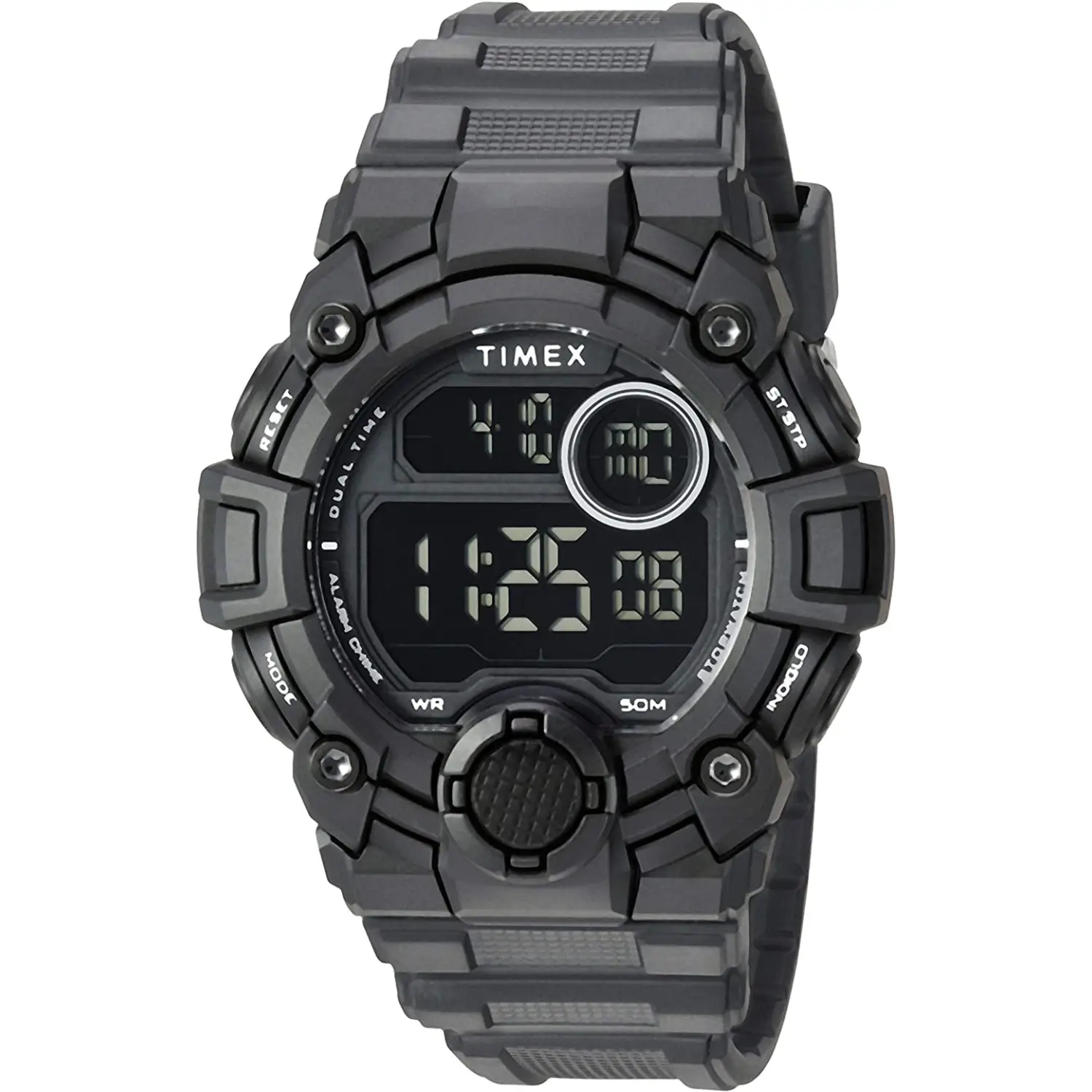 Timex Men’s A-Game DGTL Quartz Chronograph Black Resin Watch