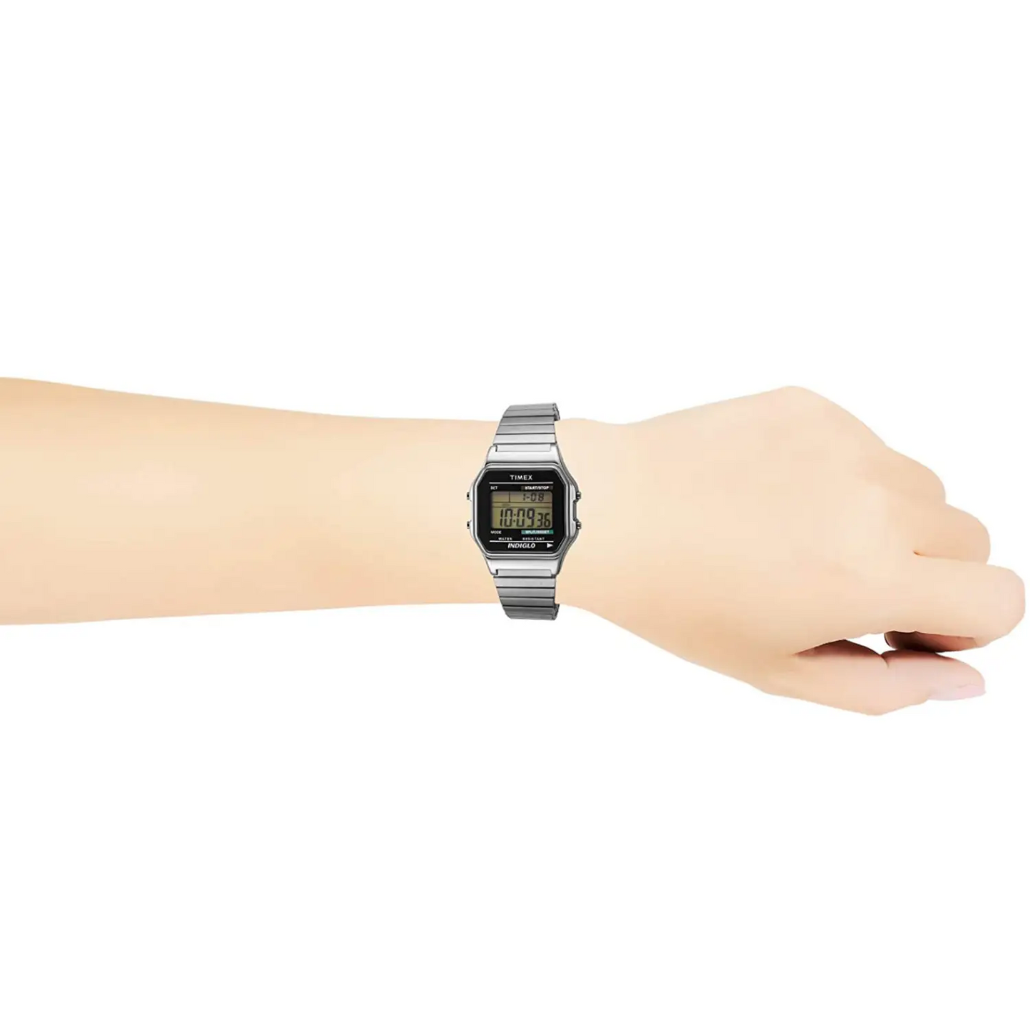 Timex Men’s Classic Digital Quartz Resin/Stainless Steel