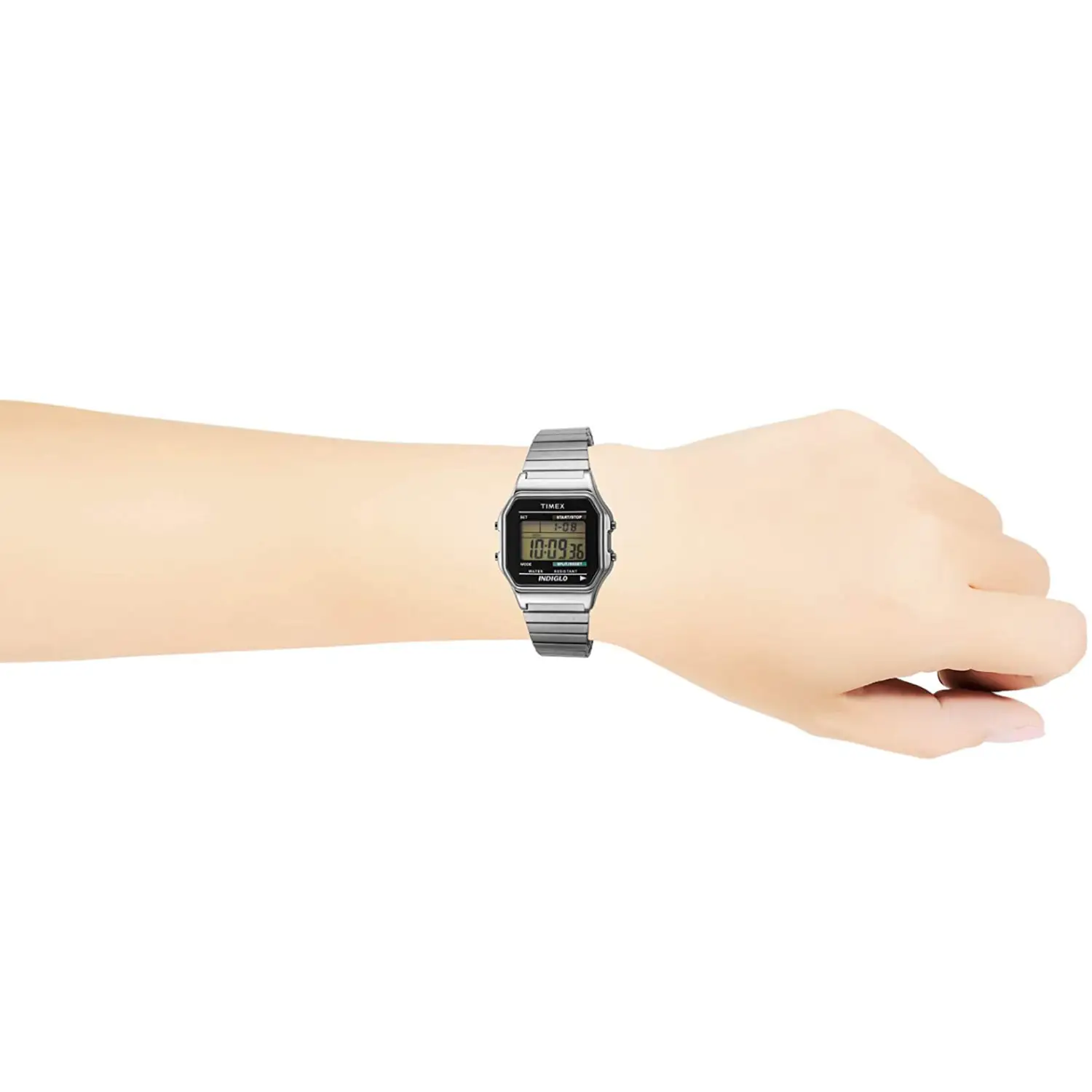 Timex Men’s Classic Digital Quartz Resin/Stainless Steel