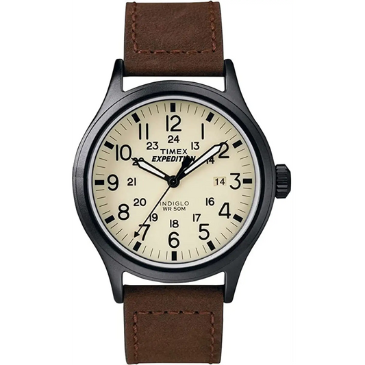 Timex Men’s Expedition Scout 40 Quartz Black Brass/Brown
