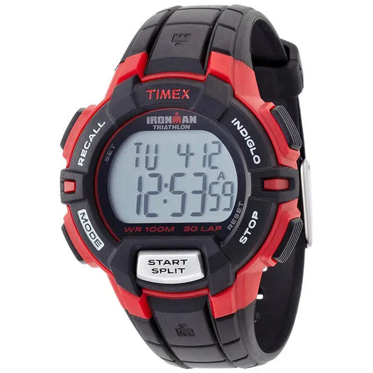 Timex Men’s Ironman 30-Lap Memory Digital Display Black &