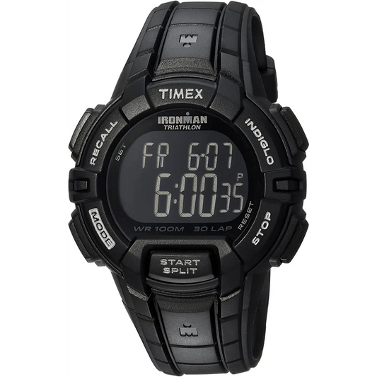 Timex Men’s Ironman Quartz Rugged 30 Full-Size 100m Black