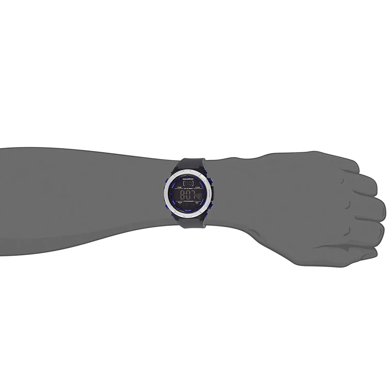 Timex Men’s Marathon Digital Quartz Chronograph Grey