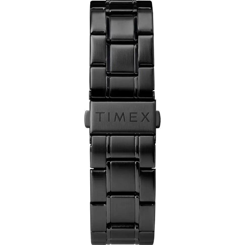 Timex Men’s Quartz Chronograph Black Stainless Steel Watch