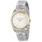 Timex Women’s Analog Quartz Two Toned Stainless Steel Watch