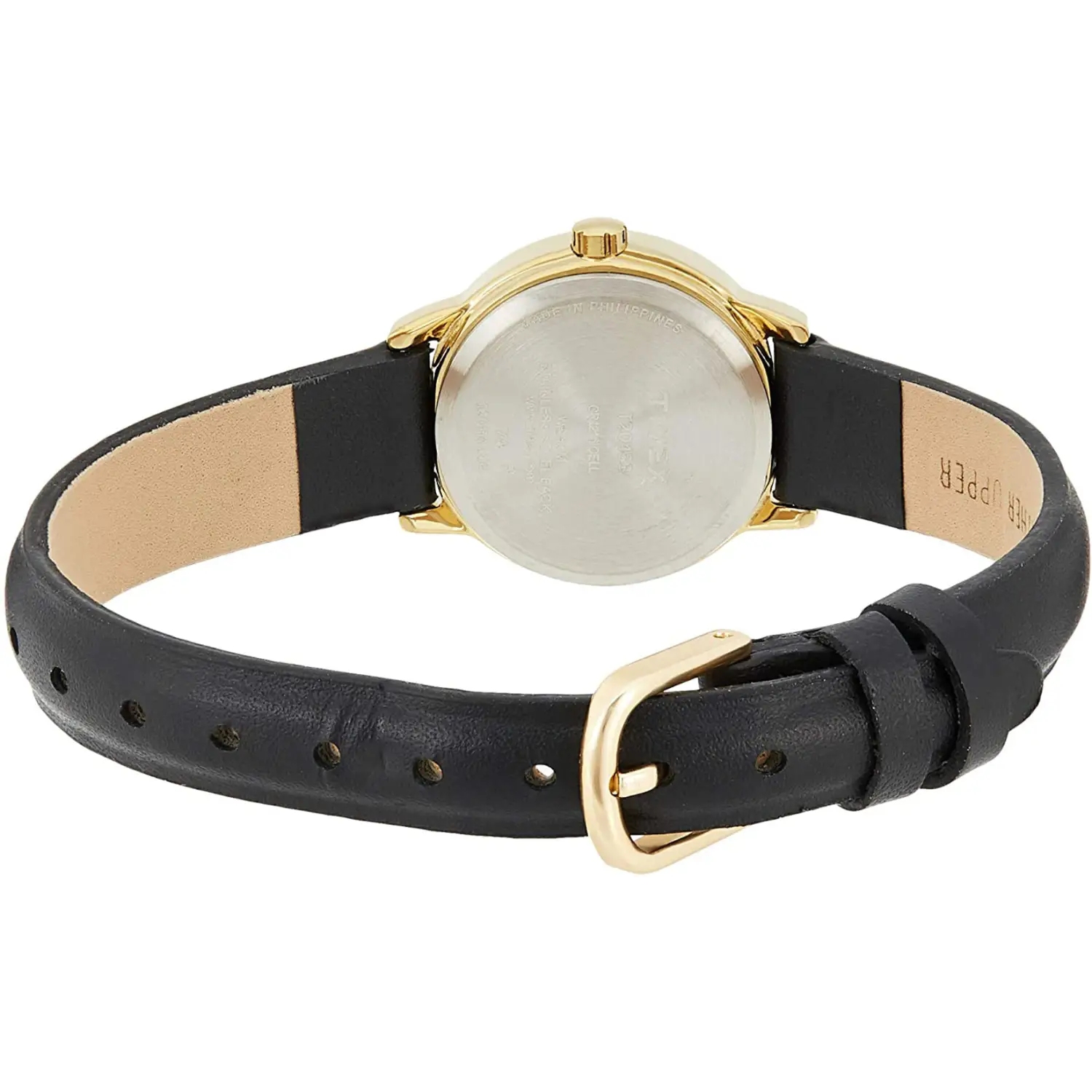 Timex Women’s Easy Reader Quartz Gold Tone Brass/Black