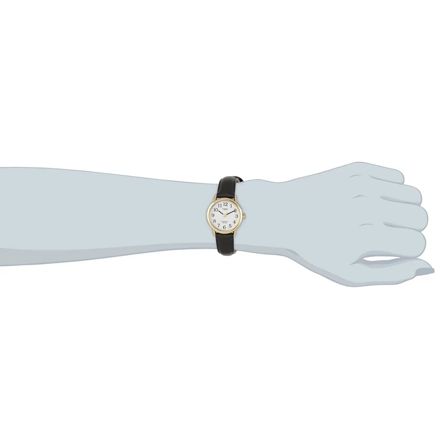 Timex Women’s Easy Reader Quartz Gold Tone Brass/Black