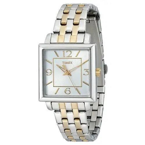 Timex Women’s Elevated Classics Quartz Two Toned Stainless
