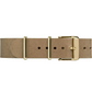 Timex Women’s Fairfield Quartz Brass Case/Taupe Leather