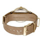 Timex Women’s Fairfield Quartz Brass Case/Taupe Leather