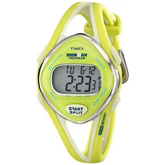 Timex Women’s Ironman Sleek Lime Resin Strap Digital Watch