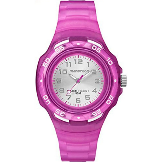 Timex Women’s Marathon Analog Quartz Purple Resin Watch