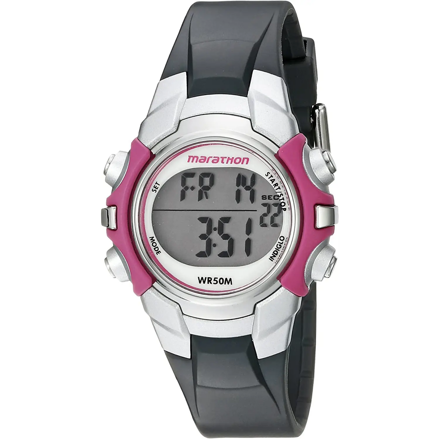 Timex Women’s Marathon Digital Quartz Mid-Size Grey Resin