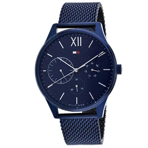 Tommy Hilfiger Men’s Damon Stainless Steel Blue Tone Watch