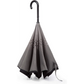 Totes InBrella Reverse Auto Close Umbrella (Black/Grey) 0901