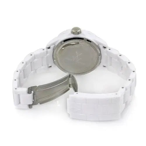 White Band Plasteramic Watch