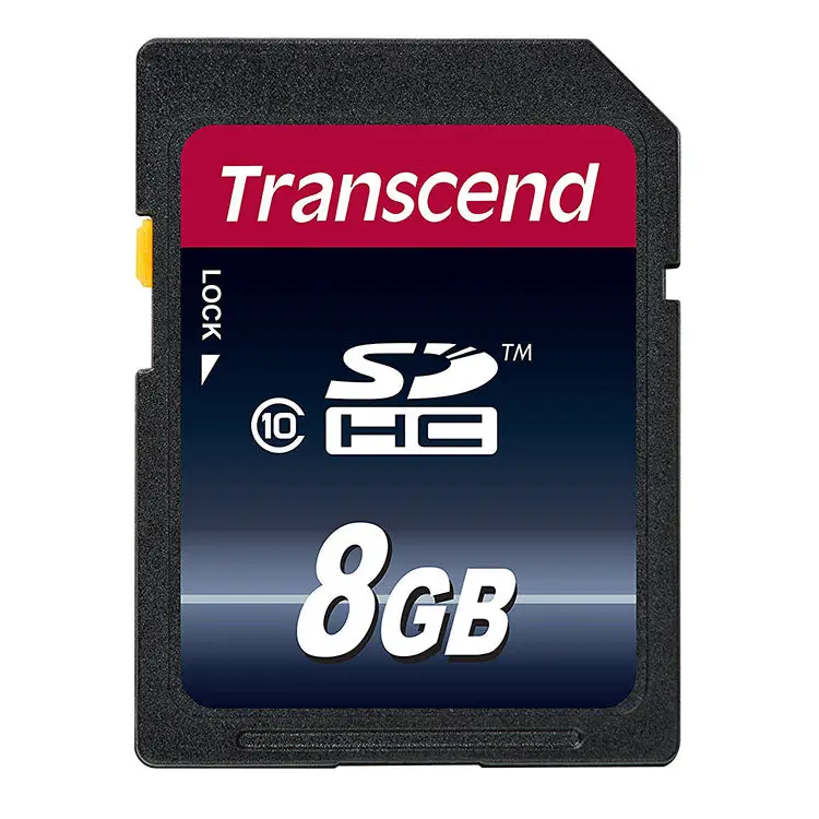 Transcend 8GB Class 10 SDHC Card (TS8GSDHC10) - Misc