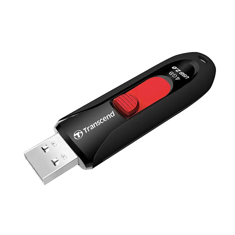 Transcend JetFlash 590 USB 2.0 64GB Flash Drive (Black)