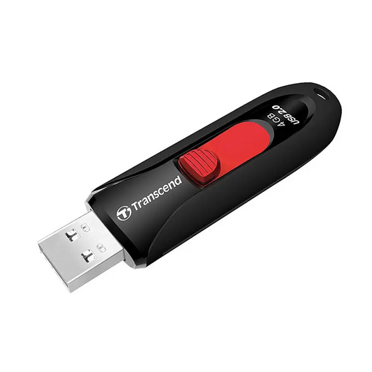 Transcend JetFlash 590 USB 2.0 64GB Flash Drive (Black)
