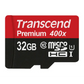 Transcend Micro-SDHC 32GB Class 10 Uhs-1 400x Memory Card