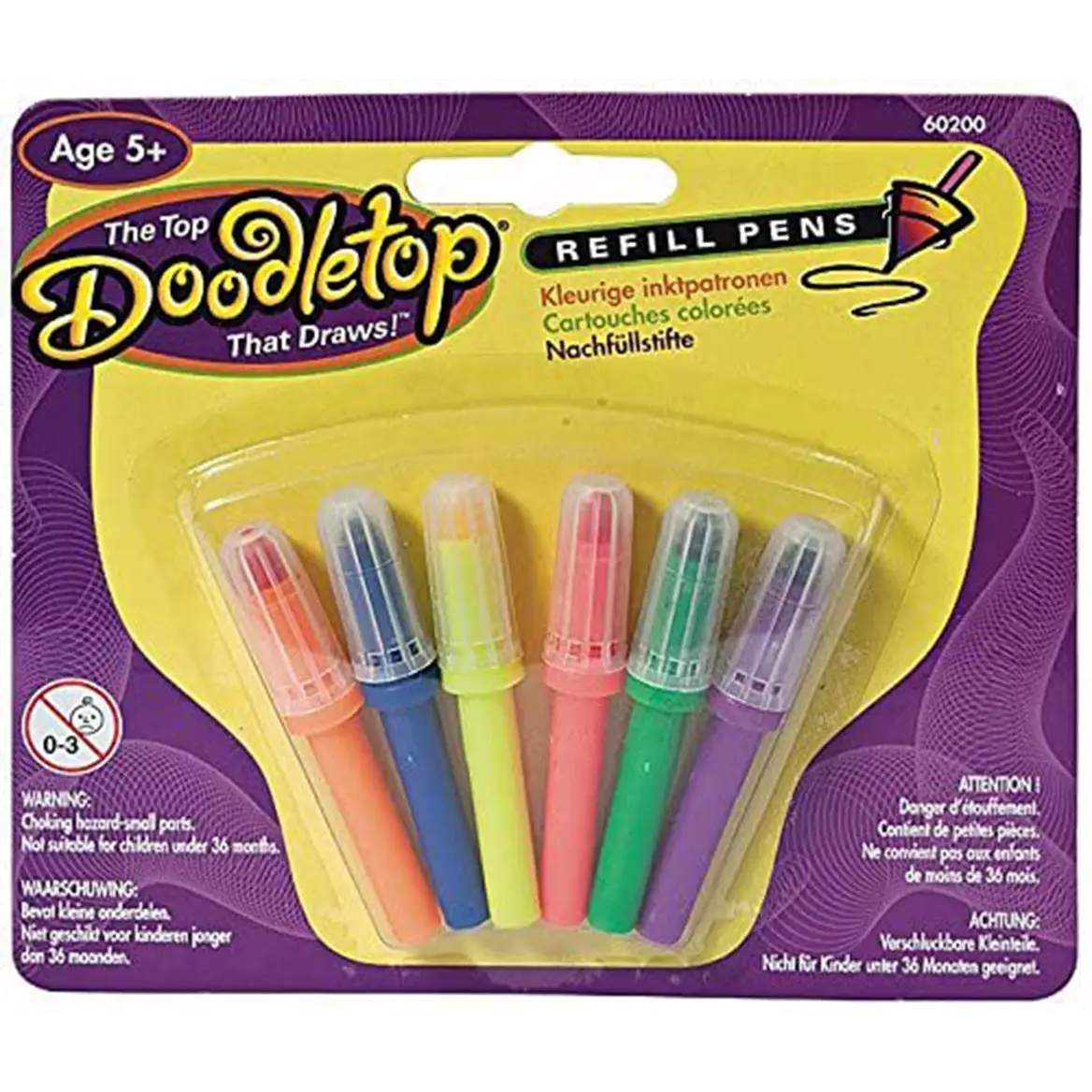 U-Create Doodletop Twister Refill Pens 60200 (Set of 6