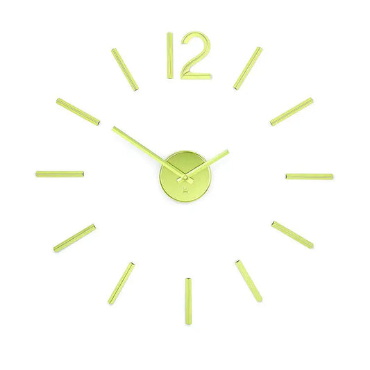 Umbra Blink DIY Wall Mounted Quiet Sweep Clock (Brass)