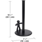 Umbra Buddy Kitchen Countertop Paper Towel Holder (Black)