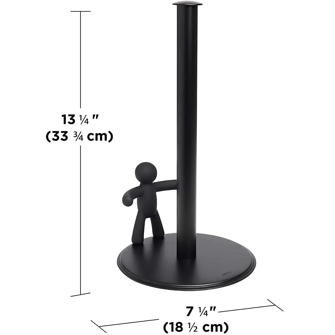 Umbra Buddy Kitchen Countertop Paper Towel Holder (Black)