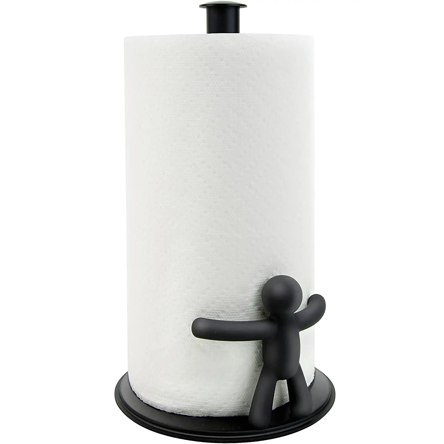 Umbra Buddy Kitchen Countertop Paper Towel Holder (Black)