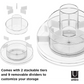 Umbra Cascada Rotating Base Acrylic Cosmetic Orgnizer