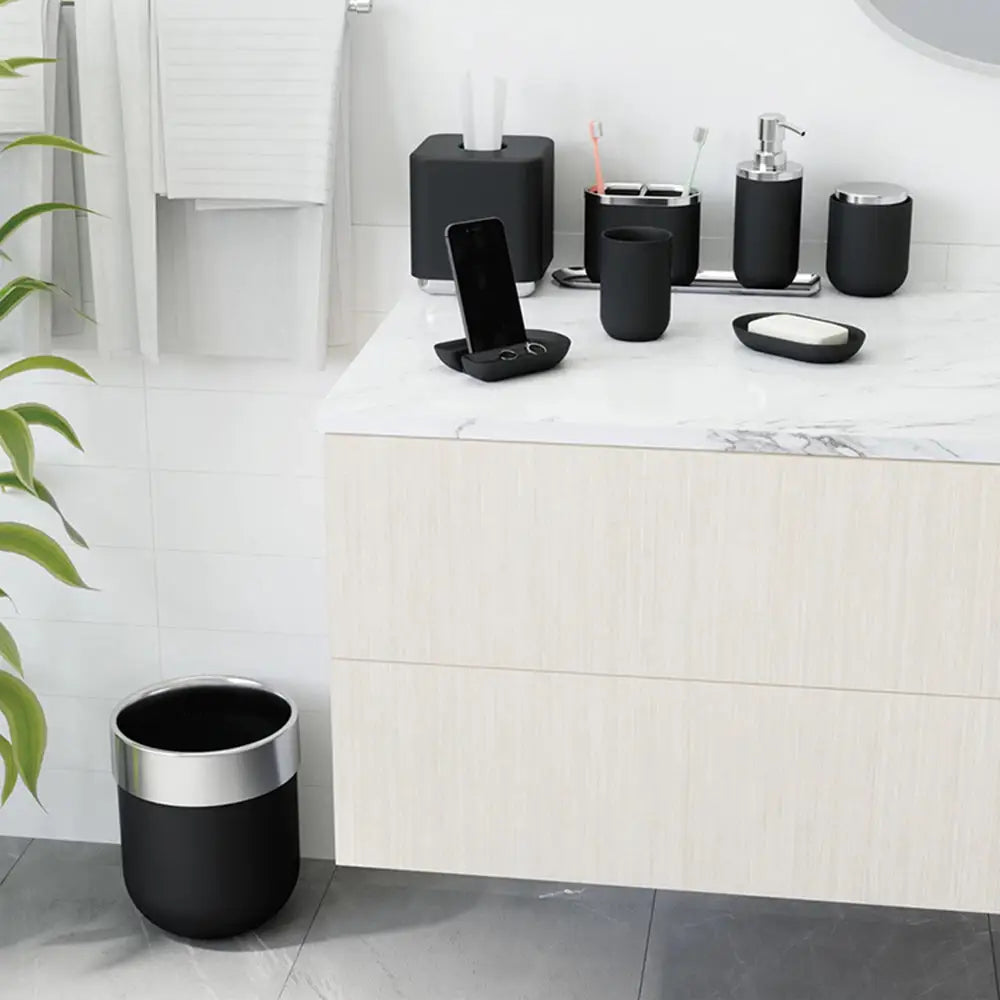 Umbra Junip Refillable Pump Soap Dispenser (Black