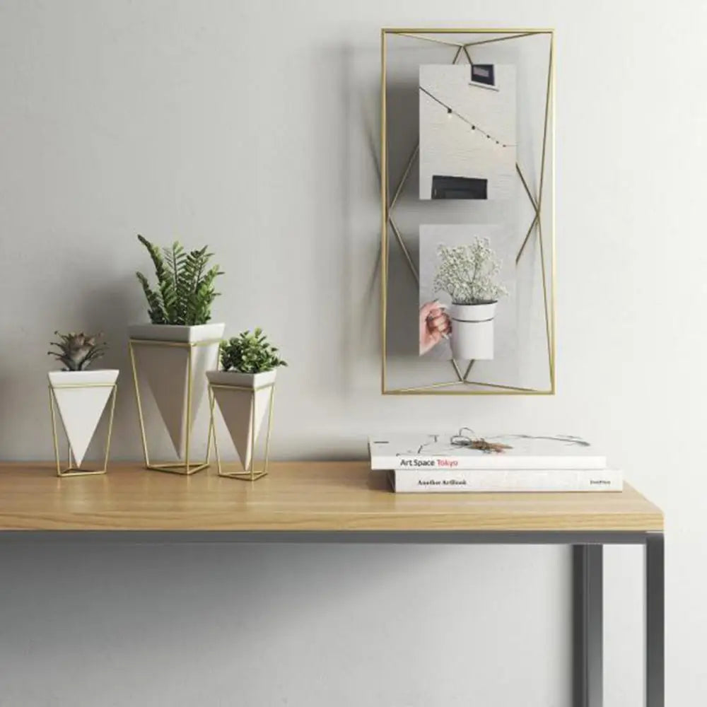 Umbra Prisma Metallic Multiframe Holds 3 5x7 Photos (Matte