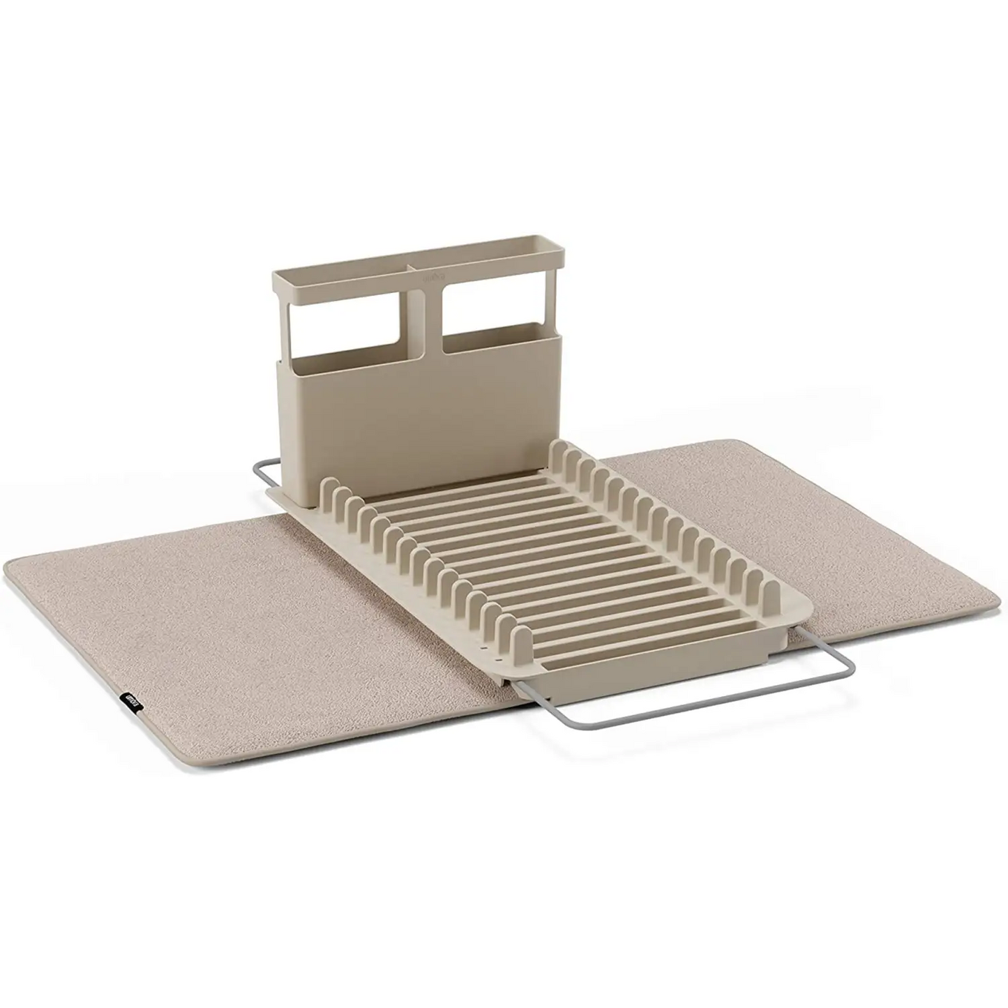 Umbra UDry Over The Sink Dish Rack and Drying Mat (Latte)