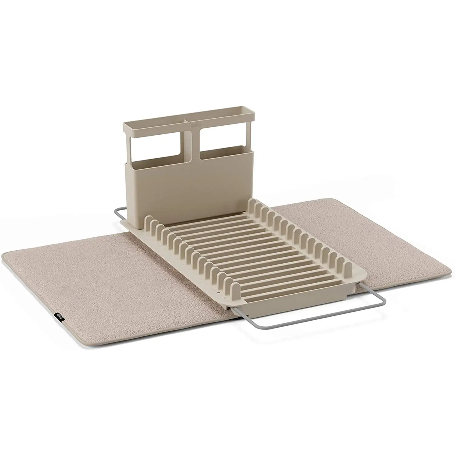 Umbra UDry Over The Sink Dish Rack and Drying Mat (Latte)