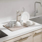 Umbra UDry Over The Sink Dish Rack and Drying Mat (Latte)
