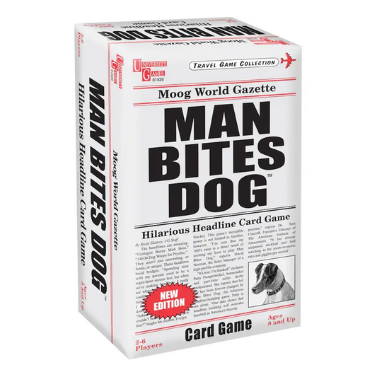 University Game Man Bites Dog Party Card Game 01520 (8 Years