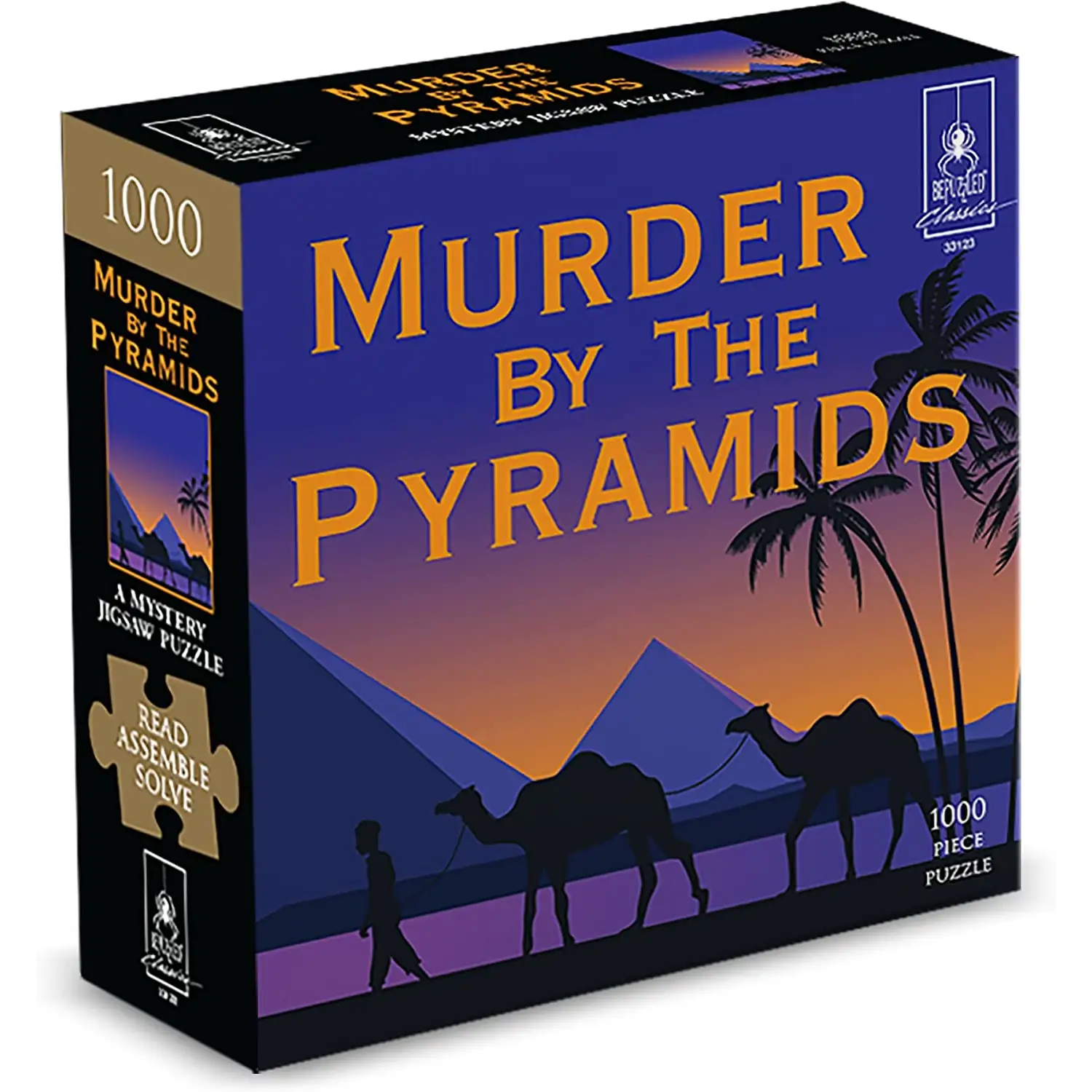 University Games 33123 Murder on The Nile 1000 Piece Mystery