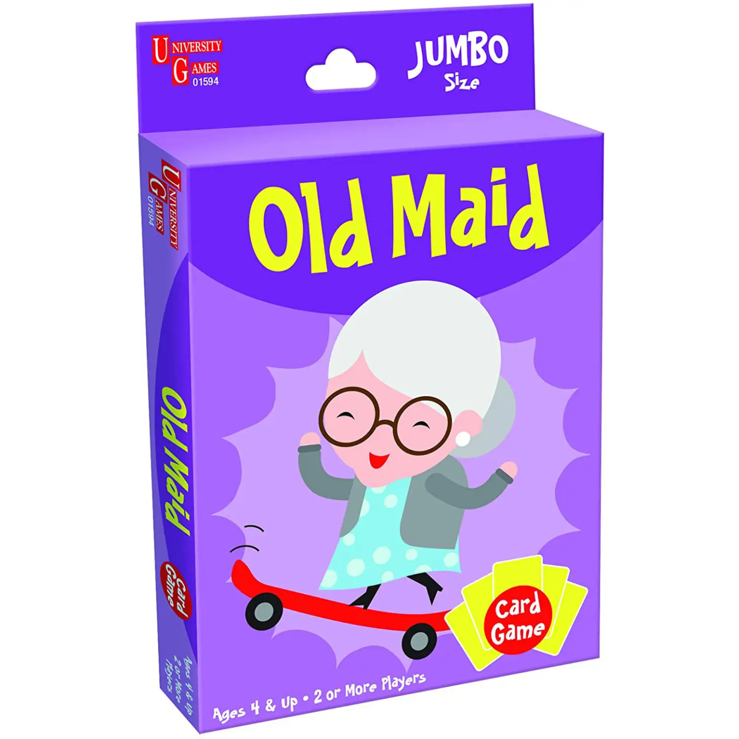 University Games Old Maid Travel Card Game 01594 (for kids 4