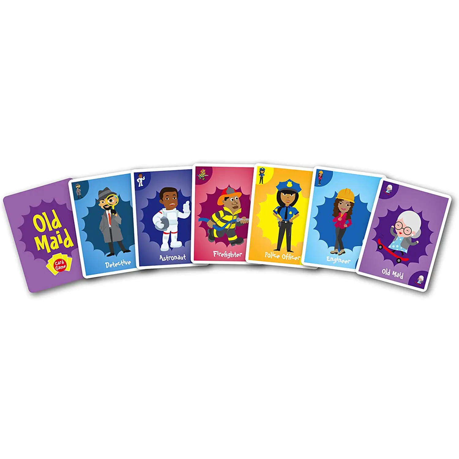 University Games Old Maid Travel Card Game 01594 (for kids 4