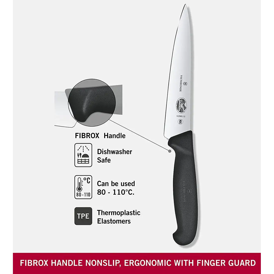 Victorinox Fibrox 6 Pro Pointed Tip Straight Edge Kitchen