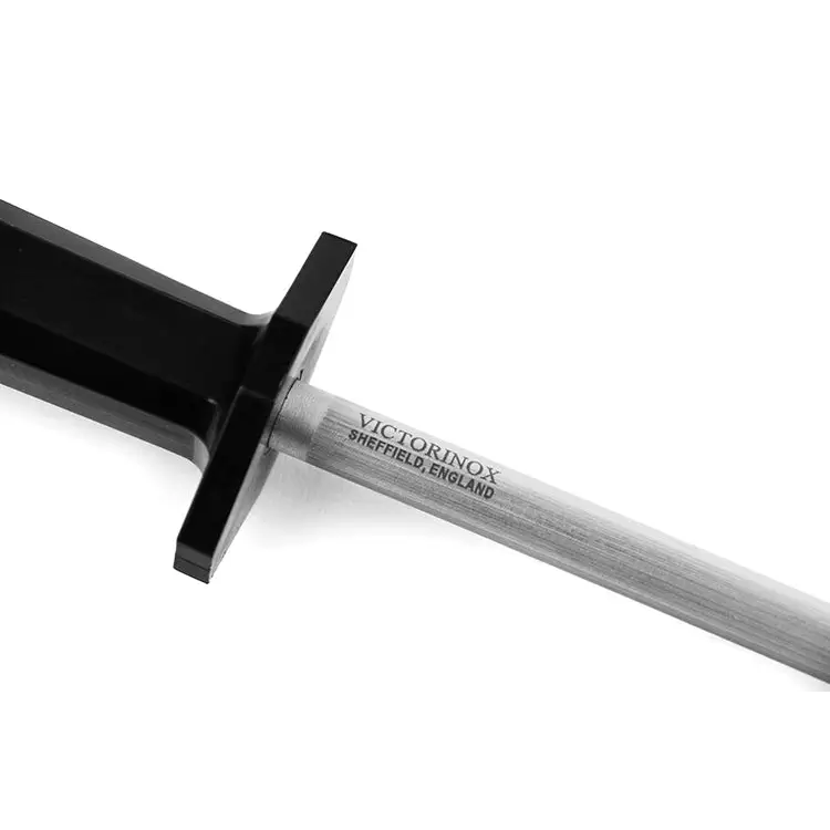 Victorinox Sharpening Steel Rod 8 inches (Black) 7.8213 -