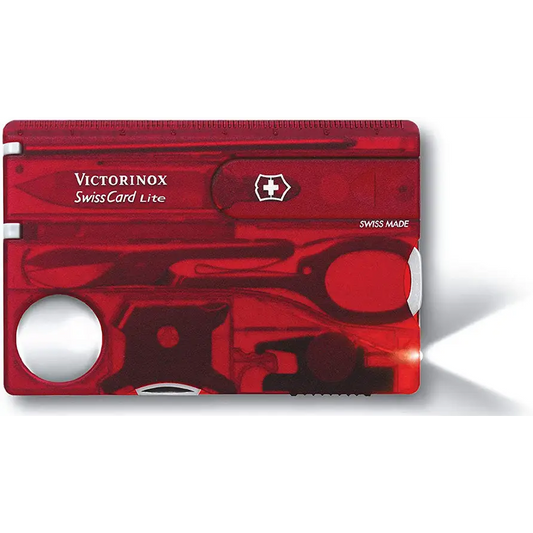 Victorinox SwissCard Lite with 13 Functions (Rubin