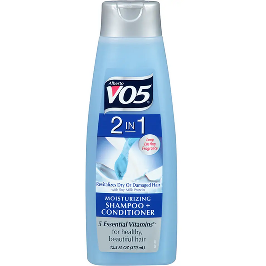 VO5 Moisturing 12.5oz/370ml 2-in-1 Shampoo + Conditioner -