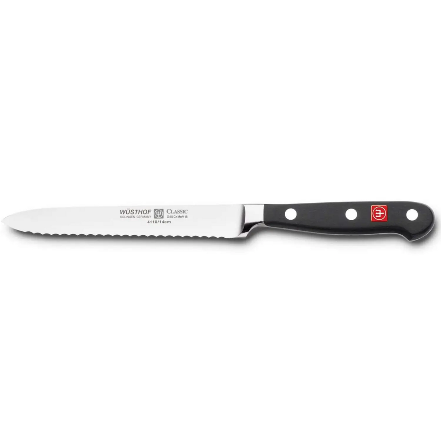 W-4110/14 - 1040101614 Wusthof Classic 4110 Serrated Utility