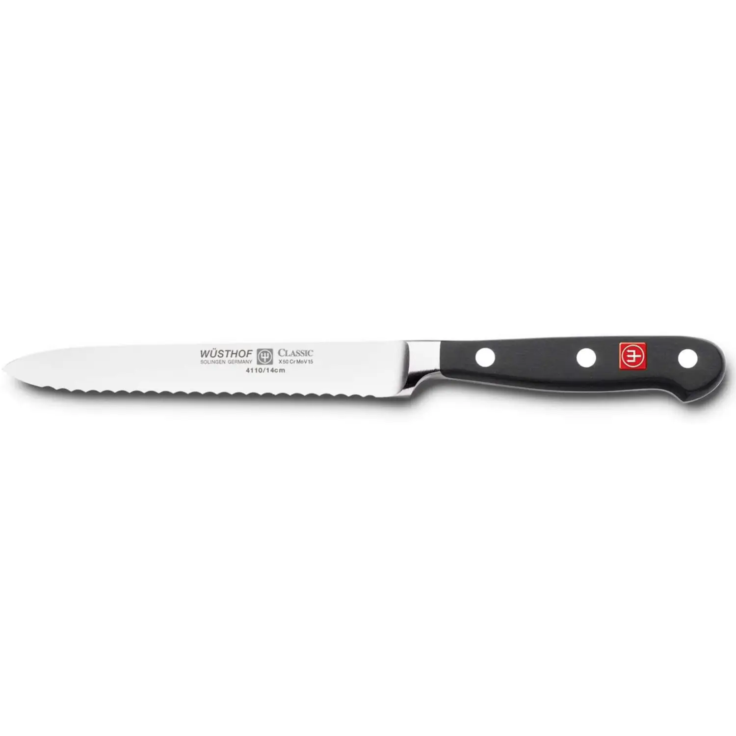 W-4110/14 - 1040101614 Wusthof Classic 4110 Serrated Utility